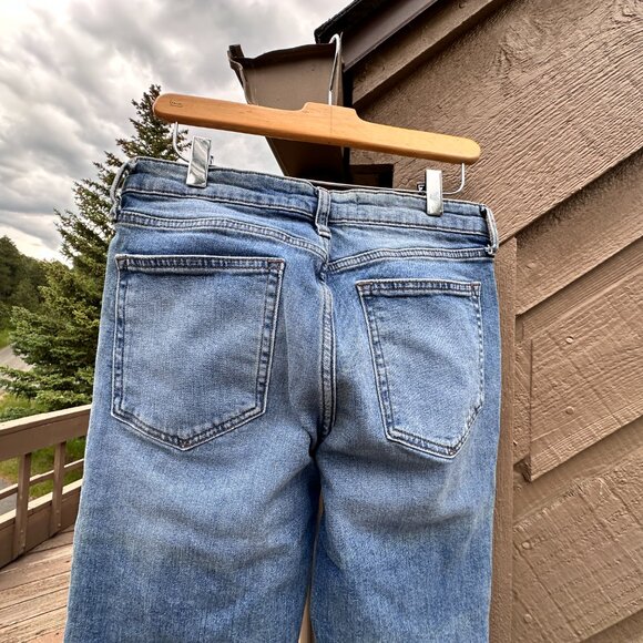 GAP Best Girlfiend Camo Patch Distressed Ankle Jean - Picture 6 of 10